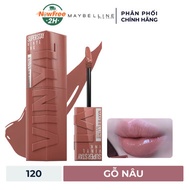 Son Bóng Maybelline 120 Punchy – Gỗ Nâu 4.2ml Superstay Vinyl Ink