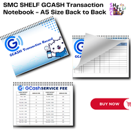 SMC SHELF Gcash Transaction Notebook Record Booklet Notes Load / PVC Scan to pay