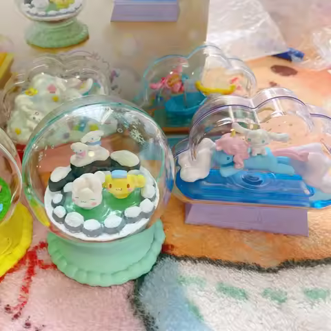 Original Re-Ment Cinnamoroll Terrarium Collection Series Miniature Scene Desktop Decoration Custom B