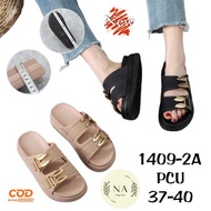 Women's adult jelly soft wedge sandals Doable Setrap jibbitz rabbit motif 1409-2A 37-40 Cute women's