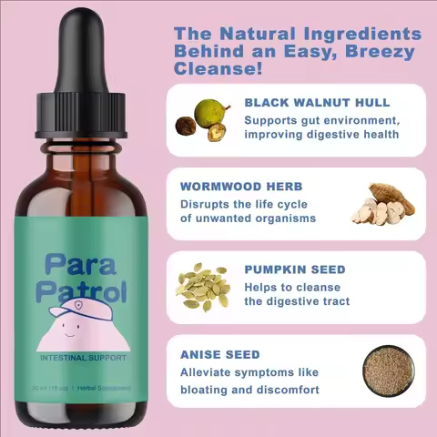Herbal Digestive Drops 30ml Per Bottle – Gentle Botanical Gut Support, Natural Plant-Based Formula w