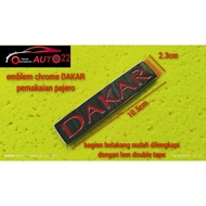 Dakar emblem with Dakar logo for pajero etc.
