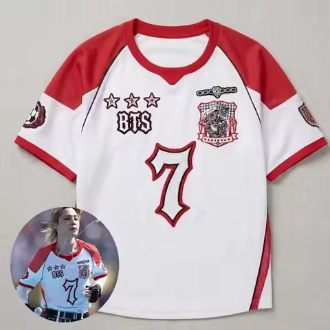 BTS Jimin Final Halftime Show New Unisex Jersey Special Edition, Kpop Breathable Top, Men's Women's 