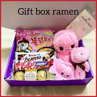 Gift box ramen gift box samyang birthday gift hadiah birthday anniversary gift