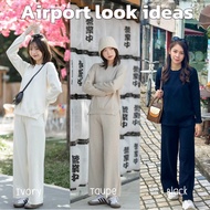 Plsme.bkk Jolly knit set Airport look Knitted