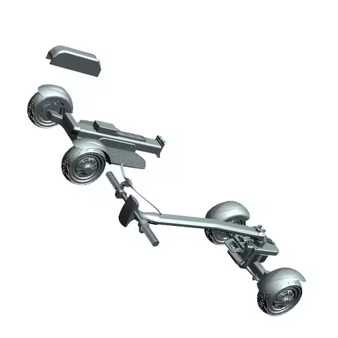 10 inch 2400W DC Motor 4-wheel Golf Electric Scooter Dual Motor White Golf Cart Mobility Electric Go