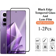 For Infinix Note 30 30i 40 50 50x Pro VIP Pro+ 4G 5G Black Edge Tempered Glass 9H HD Phone Protectiv