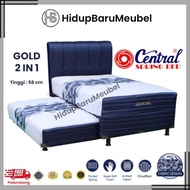 Springbed Sorong Gold 2 In 1 By Central / Spring Bed Dorong Platinum