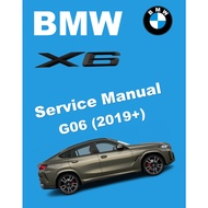 BMW X6 G06 (2019+) SERVICE WORKSHOP MANUAL