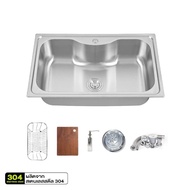 KITCHEN STUDIO ซิงค์ฝัง 1 หลุม รุ่น KSS-8050-5S-S