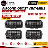 Toyota Unser 1996 Aircond Vent Louver AC Vent Grille Outlet Front Center Side 1Pc Replacement Ready 