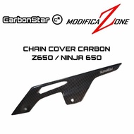 KAWASAKI Carbonstar - carbon Chain cover Original Z650 Ninja 650kawasaki