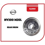 Sanwa Rear Brake Drum - Nissan NV200 M20L (1PC)