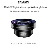 TOMLOV Digital Microscope Wide Angle Lens WL02,34MM Wide Angle 0.45x Converter Lens w/Macro Portion 