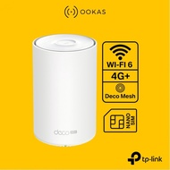 TP-Link Deco X10-4G AX1500 WiFi 6 Mesh Router 4G+ Modem | Dual Carrier Aggregation | Direct SIM | Ex