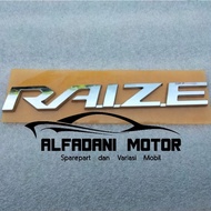 Original toyota RAIZE logo emblem