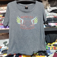 ️B00020/46LD Chest 44-46 Length 28" Harley Davidson Second-Hand T-Shirt Vintage Brand Cartoon Band F