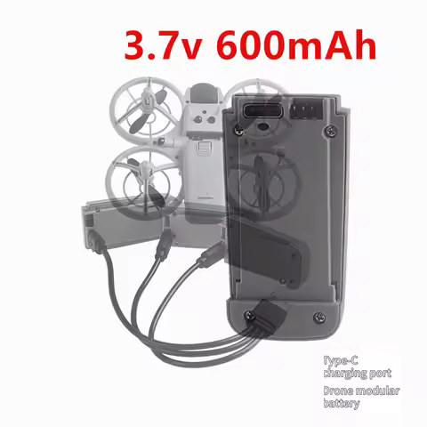 802540 3.7V 600mAh Lipo Battery for 4D-V53 Remote Control Aircraft Battery Accessories with Charger 