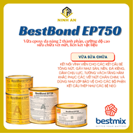 BestBond EP750 - Bộ 1kg - Chất kết dính Epoxy bơm vá vết nứt bê tông hai thành phần