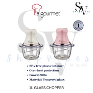 LA GOURMET Healthy Electric Glass Chopper 1.0L