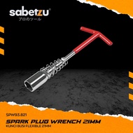 21mm spark plug Wrench sabetzu flexible shock T spark plug socket 21 mm motorcycle Sabetzu Spark Plu
