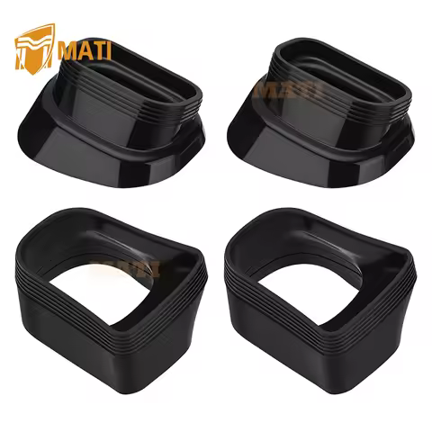 RH + LH Ram Air Intake Duct Rubber Boots For Suzuki GSX-R600 GSX-R750X 1996-2000 94455-33E00 94456-3
