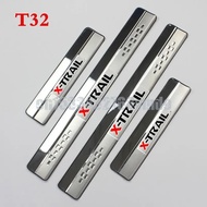 For Nissan X-Trail X Trail XTrail T32 T31 2008-2018 2019 2020 Stainless Door Sills Kick Plates Prote