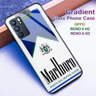 OPPO RENO 6 4G / 5G - SoftCase Glass Kaca - Colour Full - Full Cover - Pelindung Handphone - Casing Hp - Case Hp Oppo Reno 6 4G / 5G - Bisa Bayar Di Tempat - COD!!