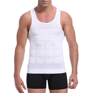 Men Compression Shirt Posture Fitness Shaping clothes Waist Trainer Slimming Underwear Body Shaper B