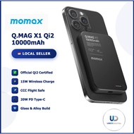 Momax Q.MAG X1 Qi2 10000mAh Magnetic Wireless Powerbank (IP136Q2) | Official Qi2 Certified 15W Fast 