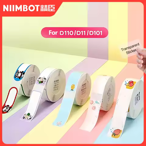 Niimbot D11-H/D101-M/D110 Label Printer Paper Name Price Sticker Maker Rolls Thermal Printer Waterpr