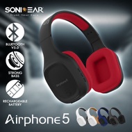 SonicGear Airphone 5 / 7 (High Clarity With Strong Bass) Bluetooth 5.0 Headphone with Mic For Smart Phone And PC/Laptop