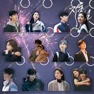 Bai Jingting Zhang Ruonan Photo Keychain Double-side Hanging Pendants TV The First Frost Drama Still