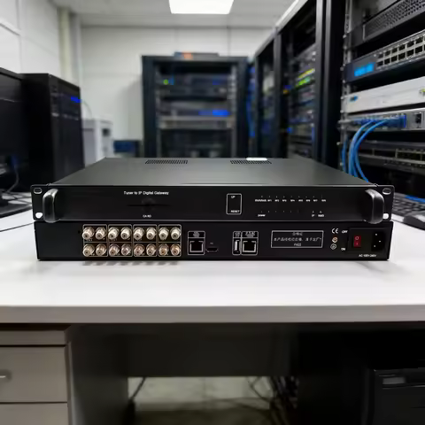 Tuner to IP OSCAM CA DVB-S2 DVB-T T2 DVB-C ISDBT UDP HTTP RTSP 8-channel Digital Gateway Stream Rece