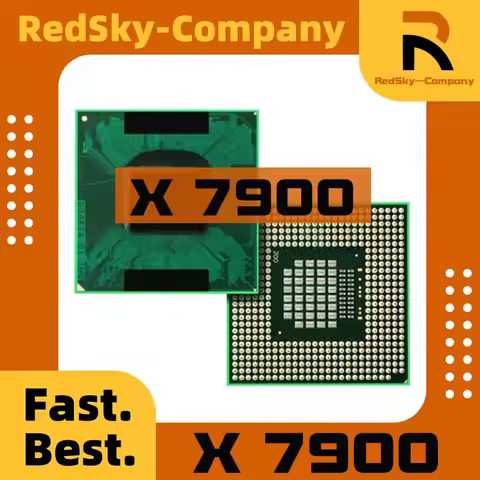 Used core X7900 SLAF4 Core 2 Duo4M 2.80G 800MHz SLA33 Laptop Notebook processor perfect test