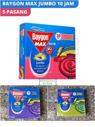 Baygon Max Bakar Jumbo isi 5 pasang / Baygon Obat Nyamuk