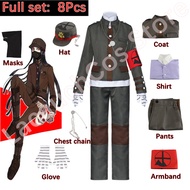 Danganronpa V3: Killing Harmony Korekiyo Shinguji Cosplay Anime Costume Outfit School Uniform Koreki