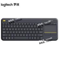  羅技（Logitech）K400 Plus 鍵盤 鍵盤 辦公鍵盤 帶觸摸板