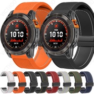 Quick Release Rubber Silicone Strap Replacement Watchband for Garmin Fenix 8 51 47mm/7X/6/5X Plus/Fe