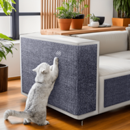 Sticky Fabric Cat Scratching Pad - Durable Self-Adhesive Carpet Protector For Furniture, Removable W