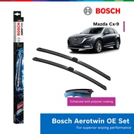 Bosch Aerotwin OE Wiper Set for Mazda CX-9 (A399S) + Free Windshield Microfiber Cloth