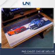 Large mouse pad with car theme FORD SHELBY GT500 Size 90X40, 80X30 - UNIOFFICIAL STORE