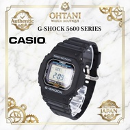[CASIO] G-SHOCK 5600 SERIES G-5600E-1 men's watch, Tough Solar, black, model G-5600UE-1