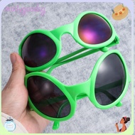 MOILYGOODSG Green Alien Glasses Halloween Funny Kids and Adults Alien Sunglasses