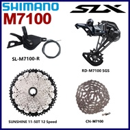 SHIMANO SLX M7100 1x12 Speed Groupset Shifter Rear Derailleur Cassette Sprocket Chain 11-50T / 52T F