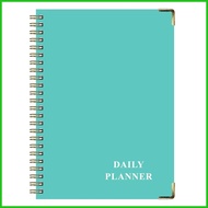 Undated Daily Planner Schedule Planner A5 Notebook with Hourly Schedule Meals Plan Water Intake Trac