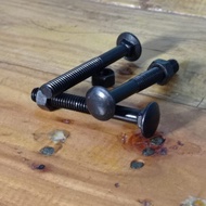 BOLT NUT 8X6 CB 5/16" x 2 1/2" INCH LONG UMBRELLA 6CM 6 CM 60MM BUMPER FENCE TRUCK CARRIER BOLT 5/16