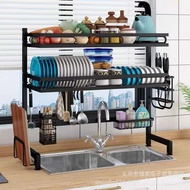 Stainless Steel 85cm Sink Rack Kitchen Household Dish Rack Storage Rack Kitchen Water Filter Rack Kn