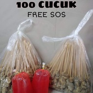 SATAY IKAN KELANTAN 100CUCUK (2 SOS) FRESH / LOKCING / LOKCHING