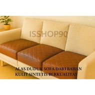 Sofa seat cushion made of synthetic leather, size 45x45cm